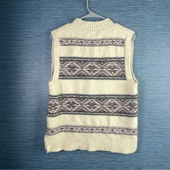 Urban Research‎ 100% Wool Southwestern Style Pull Over Vest - Picture 7 of 7